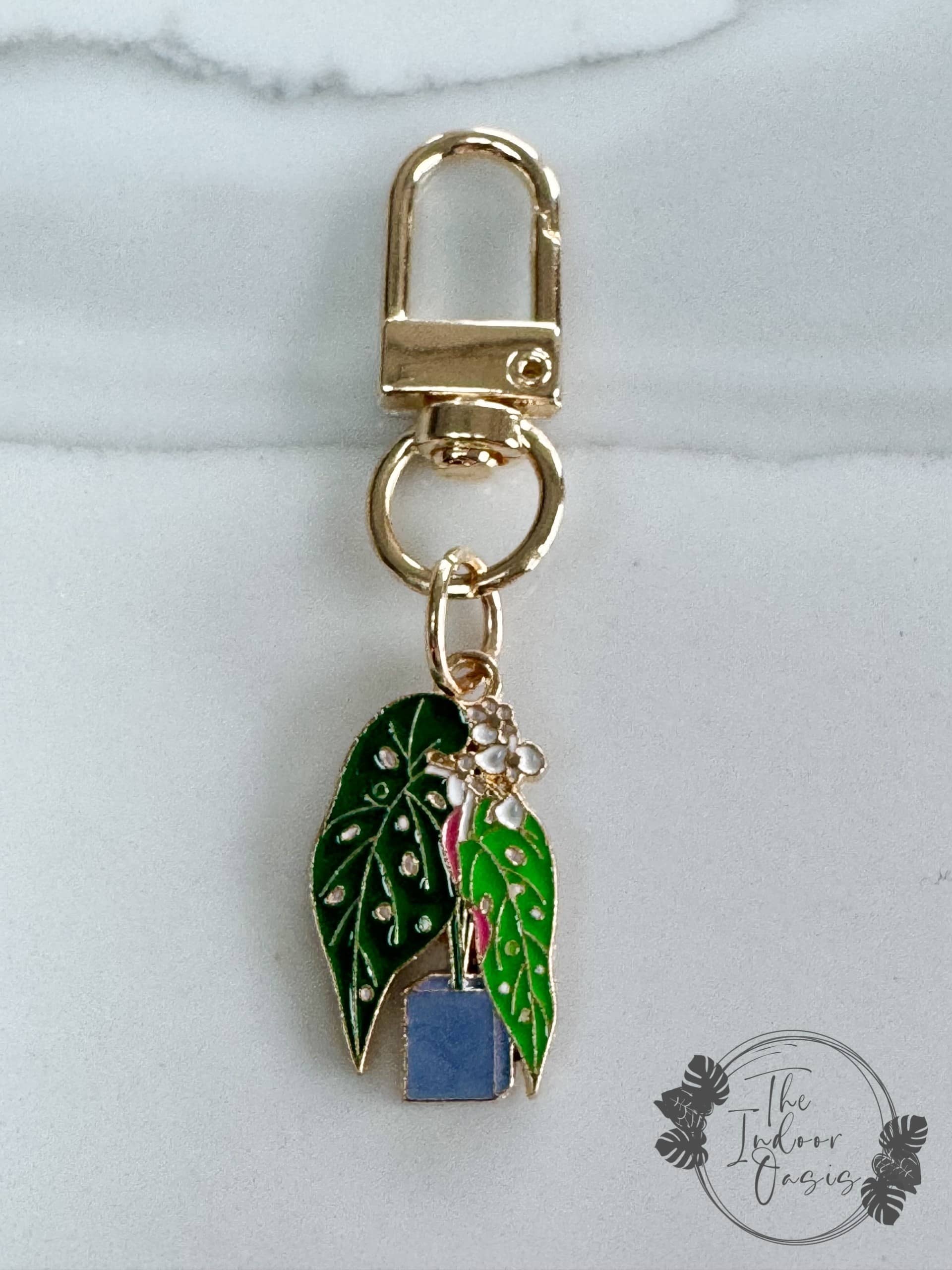 Begonia Plant Keyring The indoor Oasis NZ